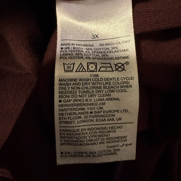 TWO Rib-Knit-Square Neck Bodysuits 3X - Picture 13 of 13